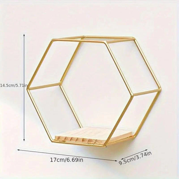 Aesthetic Hexagon Shelf