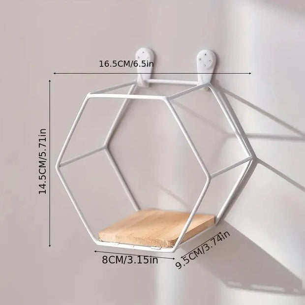 Aesthetic Hexagon Shelf